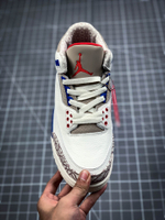 AIR JORDAN 3 RETRO INTERNATIONAL FLIGHT SAIL/SPORT ROYAL-FIRE RED