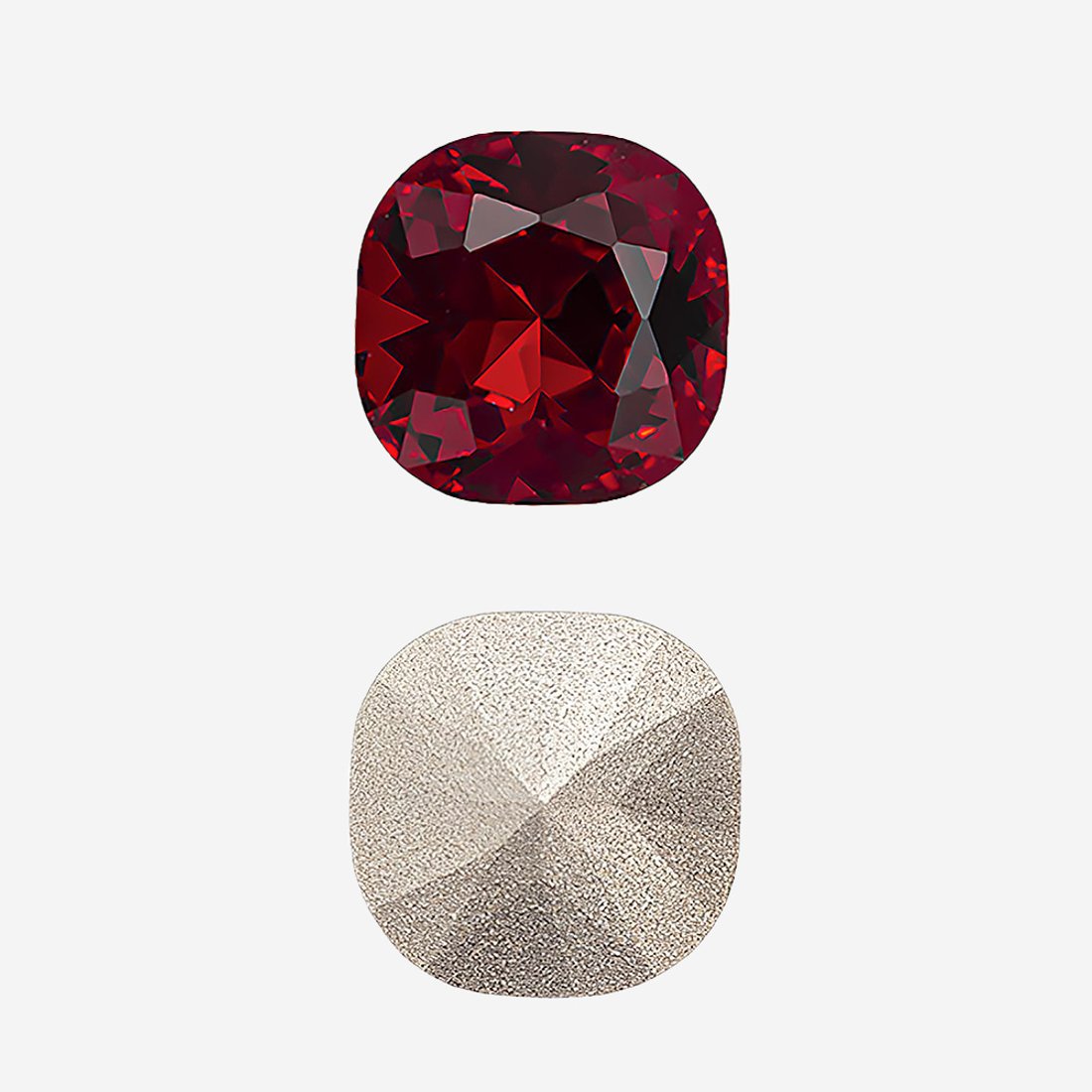 Кристалл Кушон (Сushion), оттенок "Сиам"/"Siam", 12мм