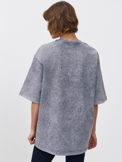 Футболка garment dyed (серый)