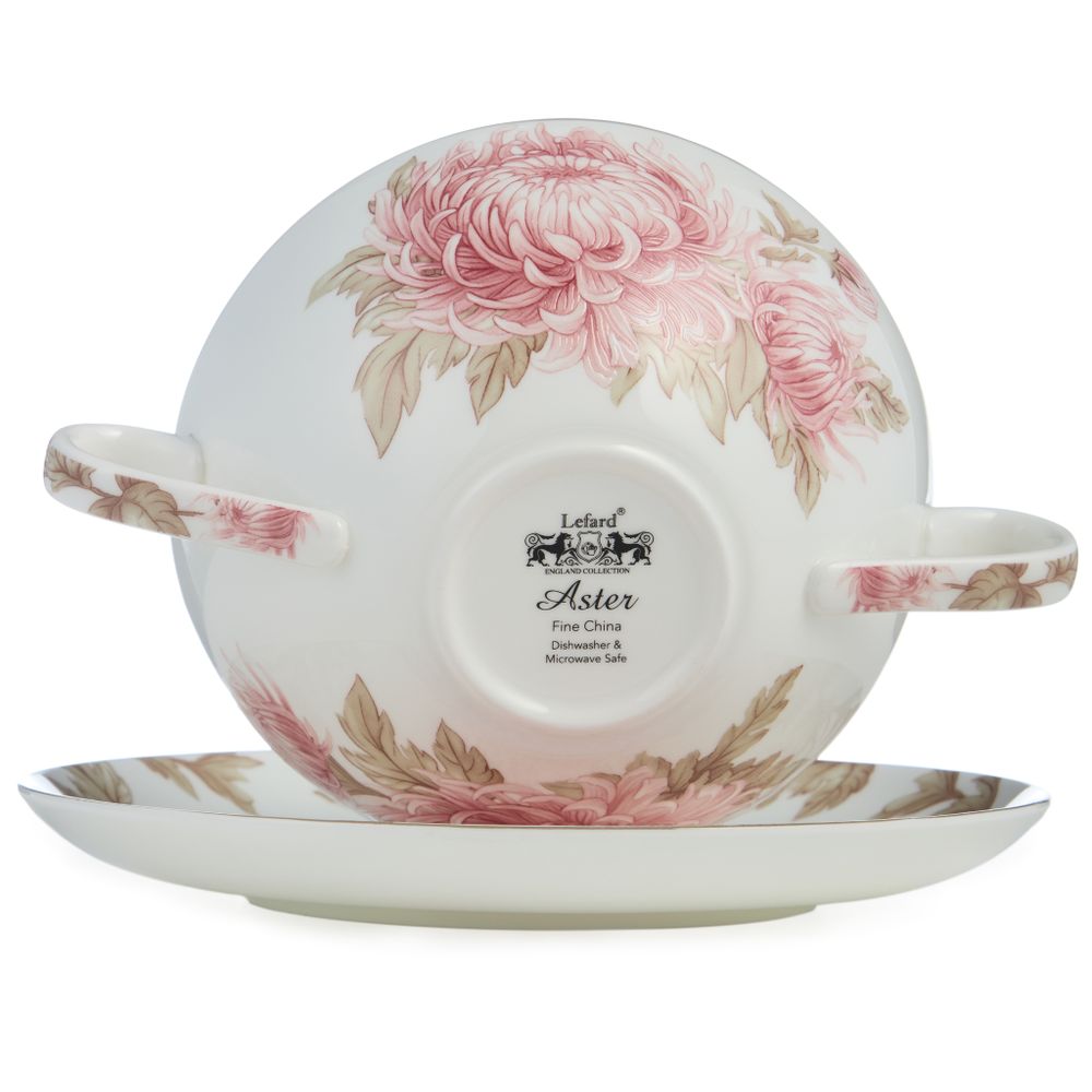 БУЛЬОННИЦА С БЛЮДЦЕМ LEFARD "АСТРА" 450 МЛ (КОР=24НАБ.)