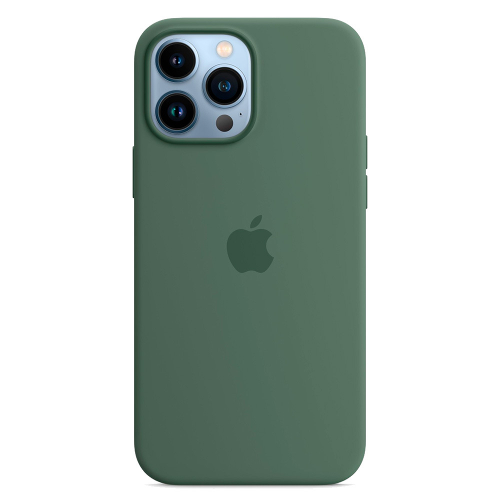 Силиконовый чехол с поддержкой MagSafe Apple Silicone Case для iPhone 13 Pro, Eucalyptus (Эвкалипт)