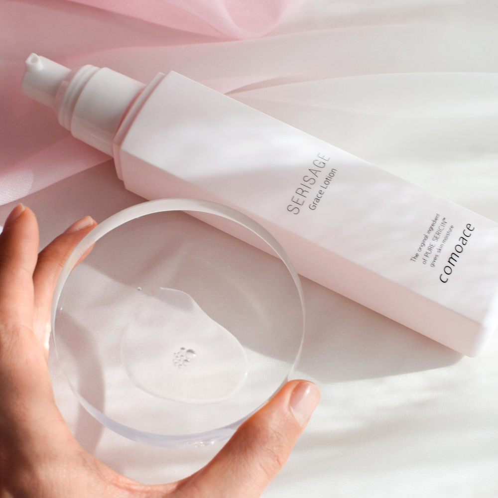 Шелковый омолаживающий лосьон для упругой кожи COMOACE Serisage Grace Lotion