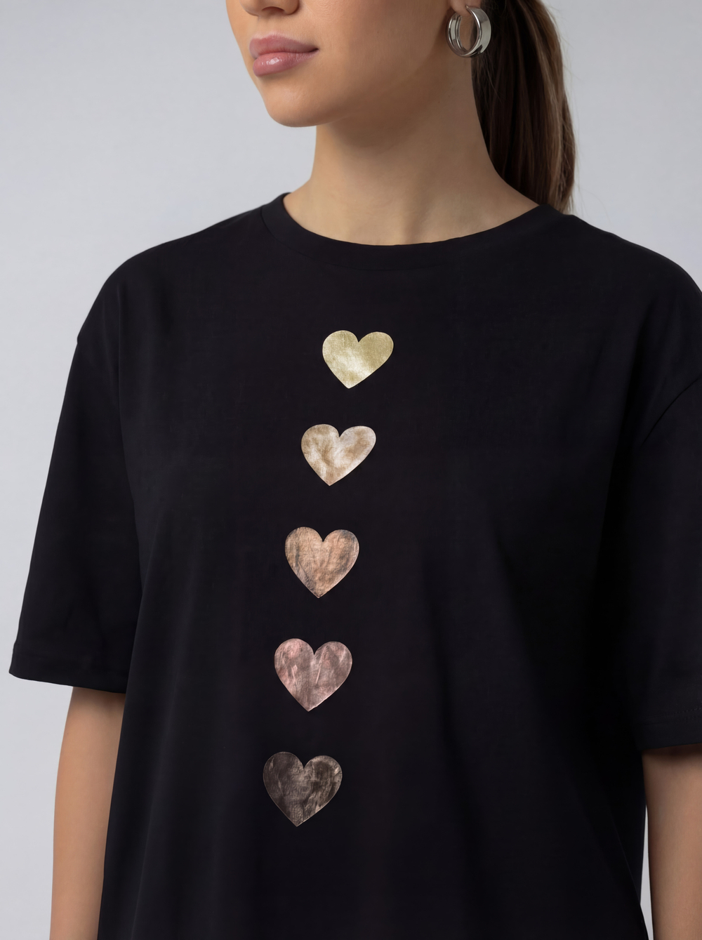 Футболка оверсайз с принтом длинная16