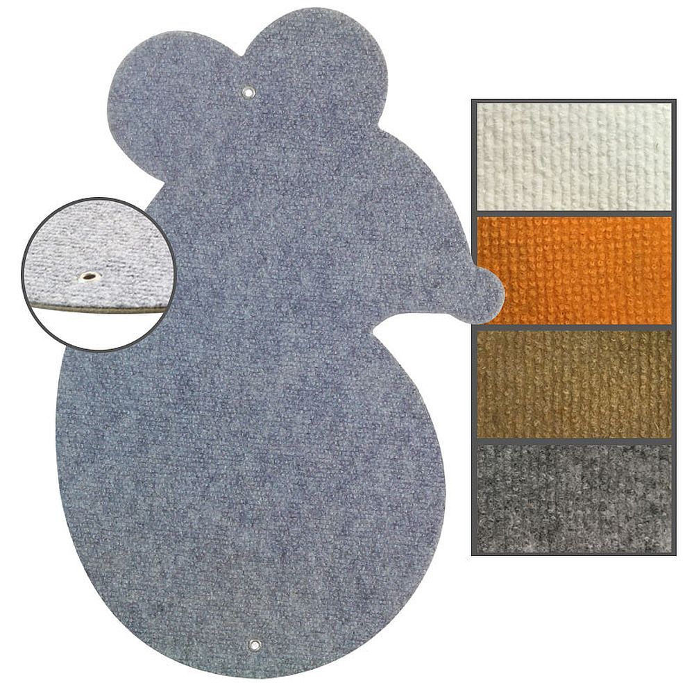 Когтеточка из ковролина "Мышь", 310*495*4мм, Gamma