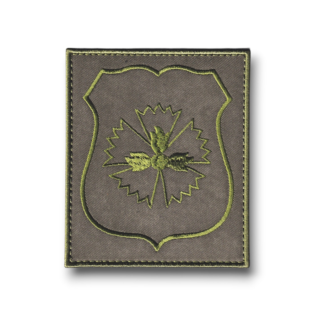 Нашивка ( Шеврон ) На Рукав ГРУ С Гвоздикой Приказ №300 Оливковая Полевая |  ATRIBUTICASTORE.RU