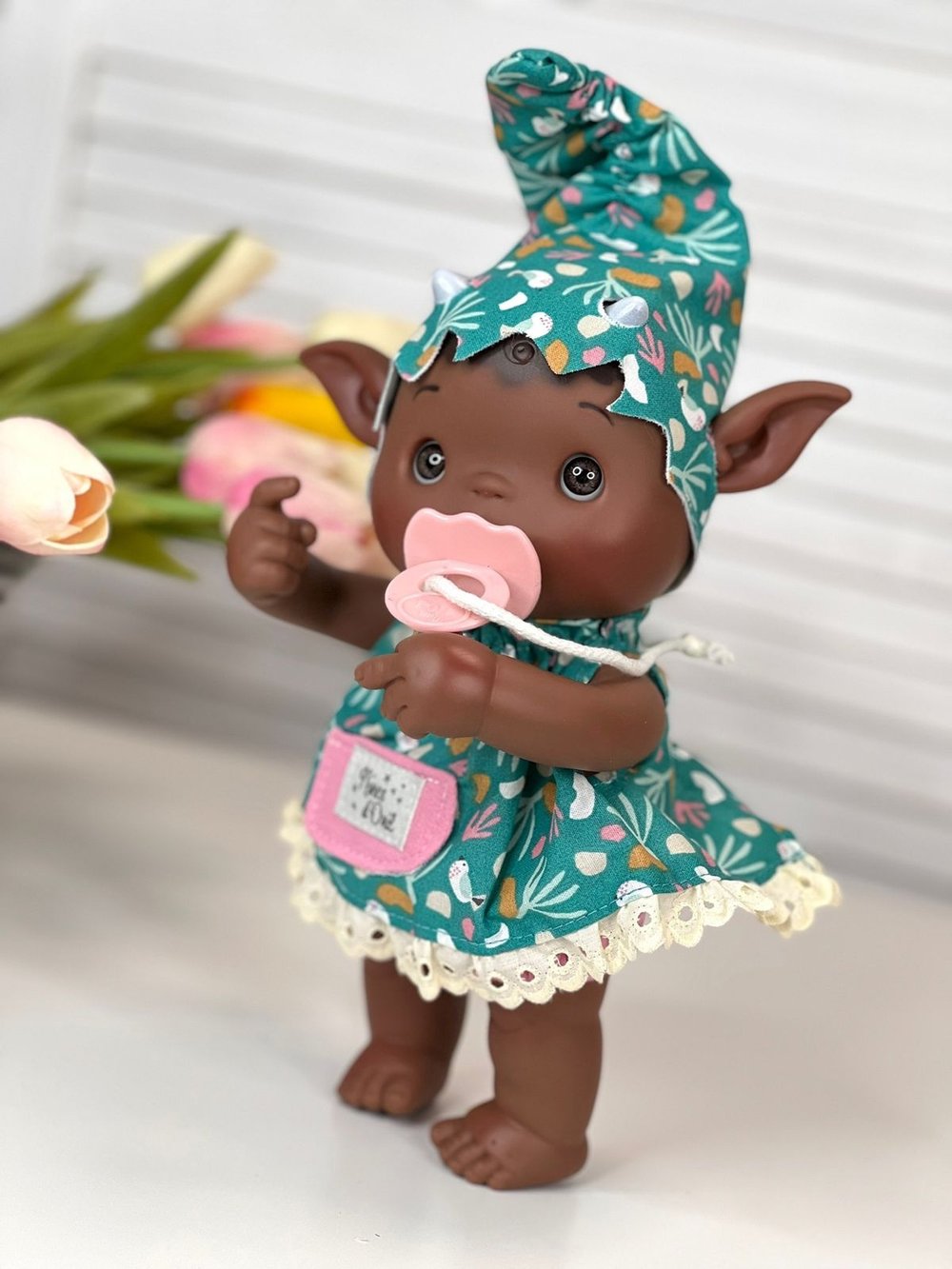 Пупс Nines 24см Duendys Gofry-mulato (N0374N2)