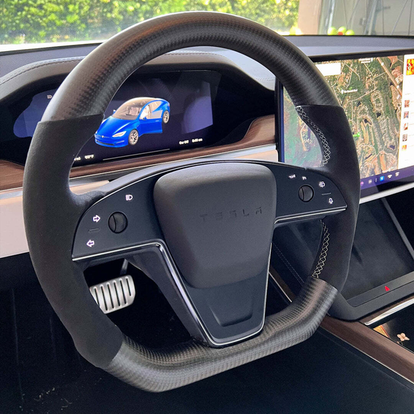 Custom Steering Wheel Tesla
