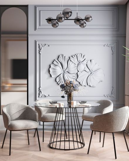 Стул Paal букле серый