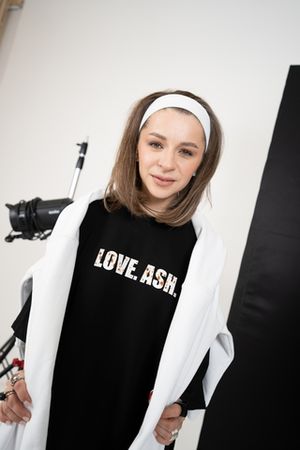 Футболка оверсайз(унисекс) плотная «LOVE.ASH.»