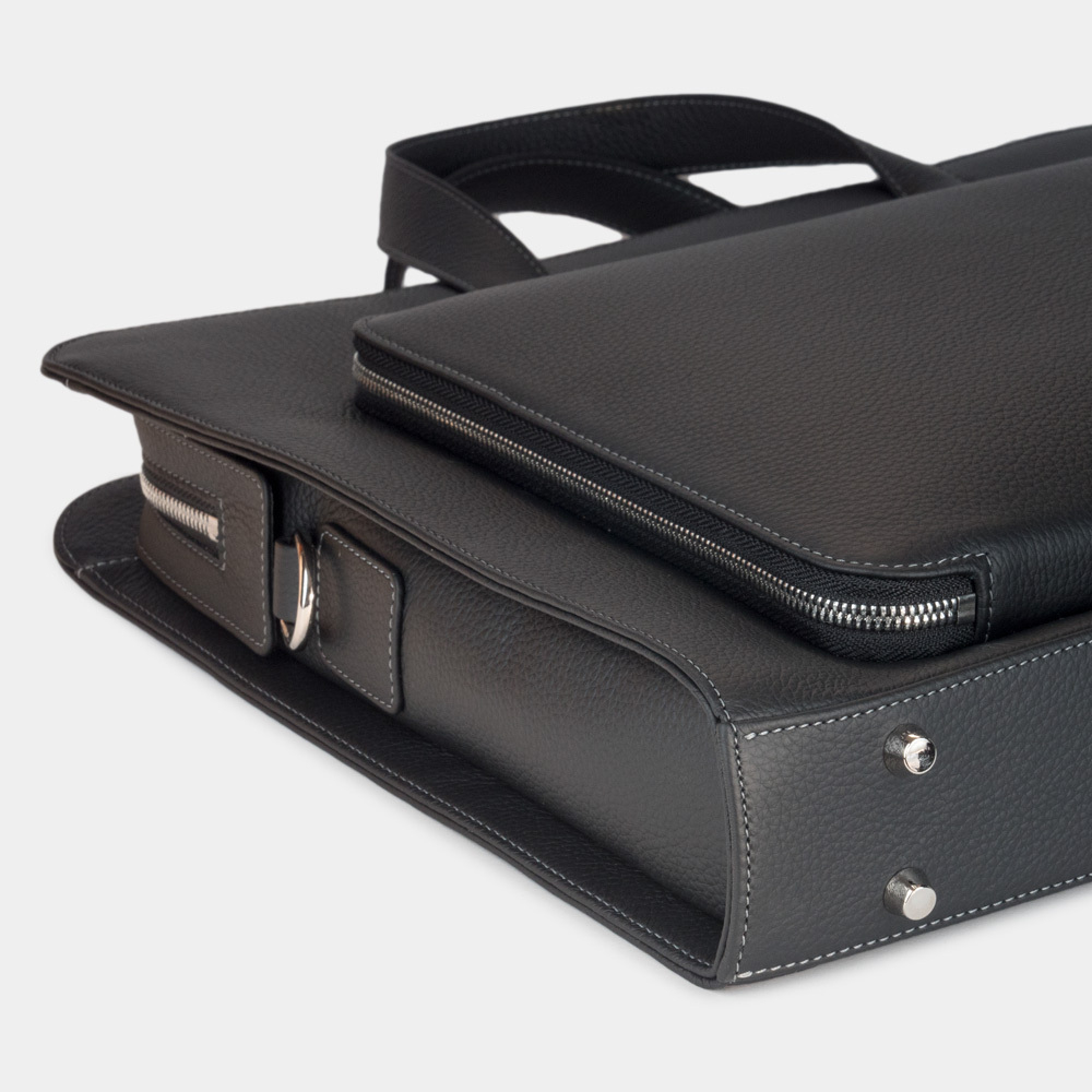 Мужская сумка Grande Ambassadeur из кожи теленка, цвета черный