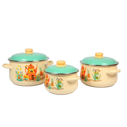 Набор эмаль 3пр.№408 конич. "Чайный домик" 2/4/5,5л СЭ