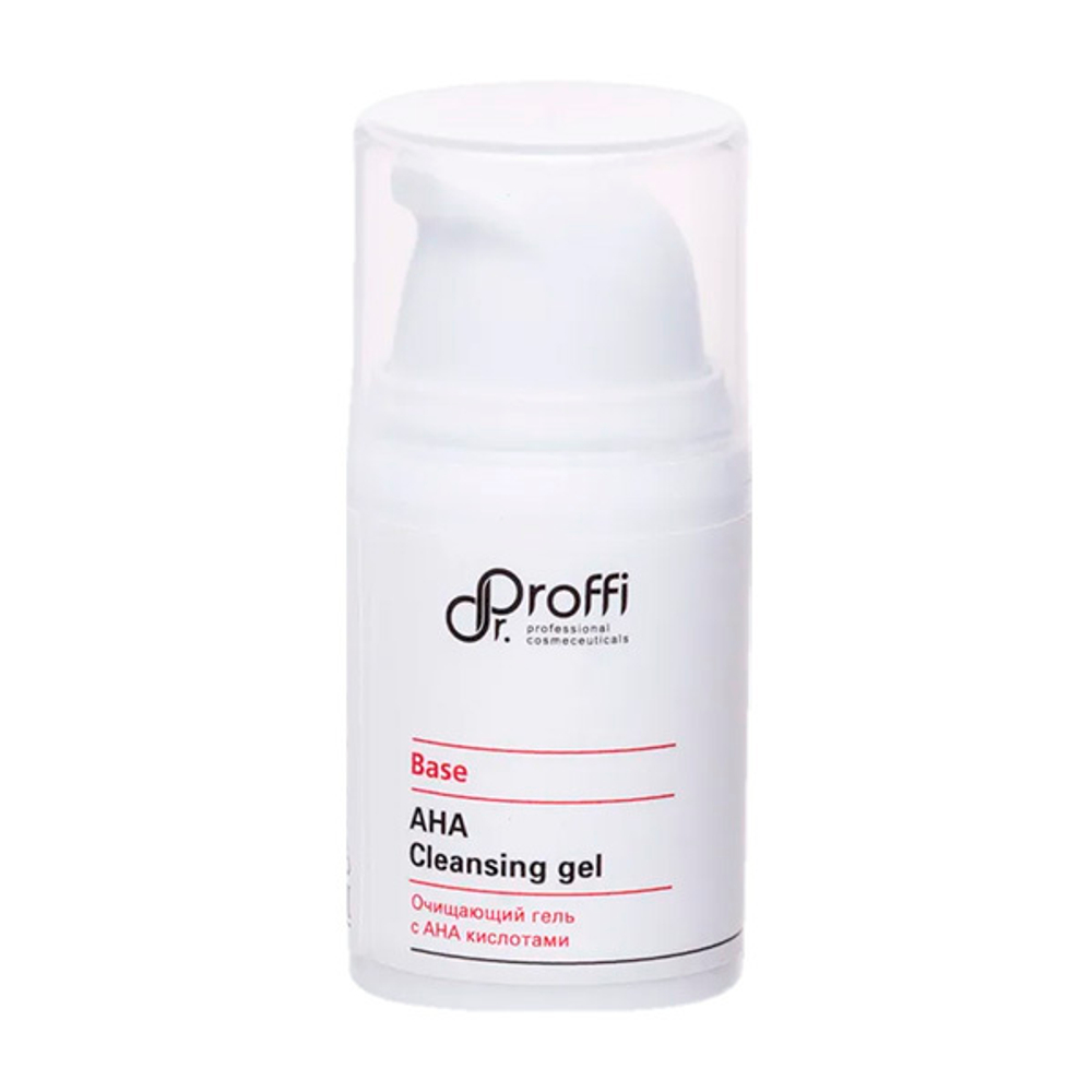 Очищающий гель для умывания лица с АНА кислотами Doctor Proffi Base AHA Cleansing Gel 150мл