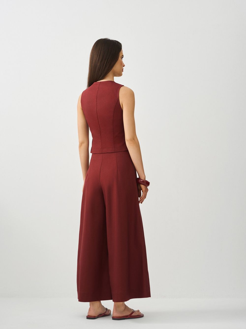 Брюки укороченные "Бордо" женские