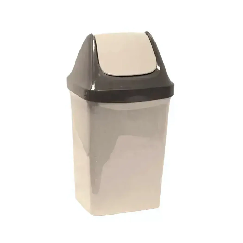 Контейнер для мусора СВИНГ 25л Беж.мрамор 0,582,32х0,279м