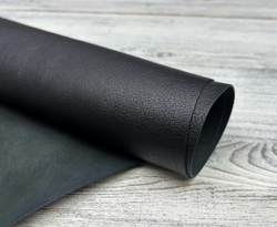 Poncho Lux Nero  (1,3-1,5 мм), цв. Черный, натуральная овчина