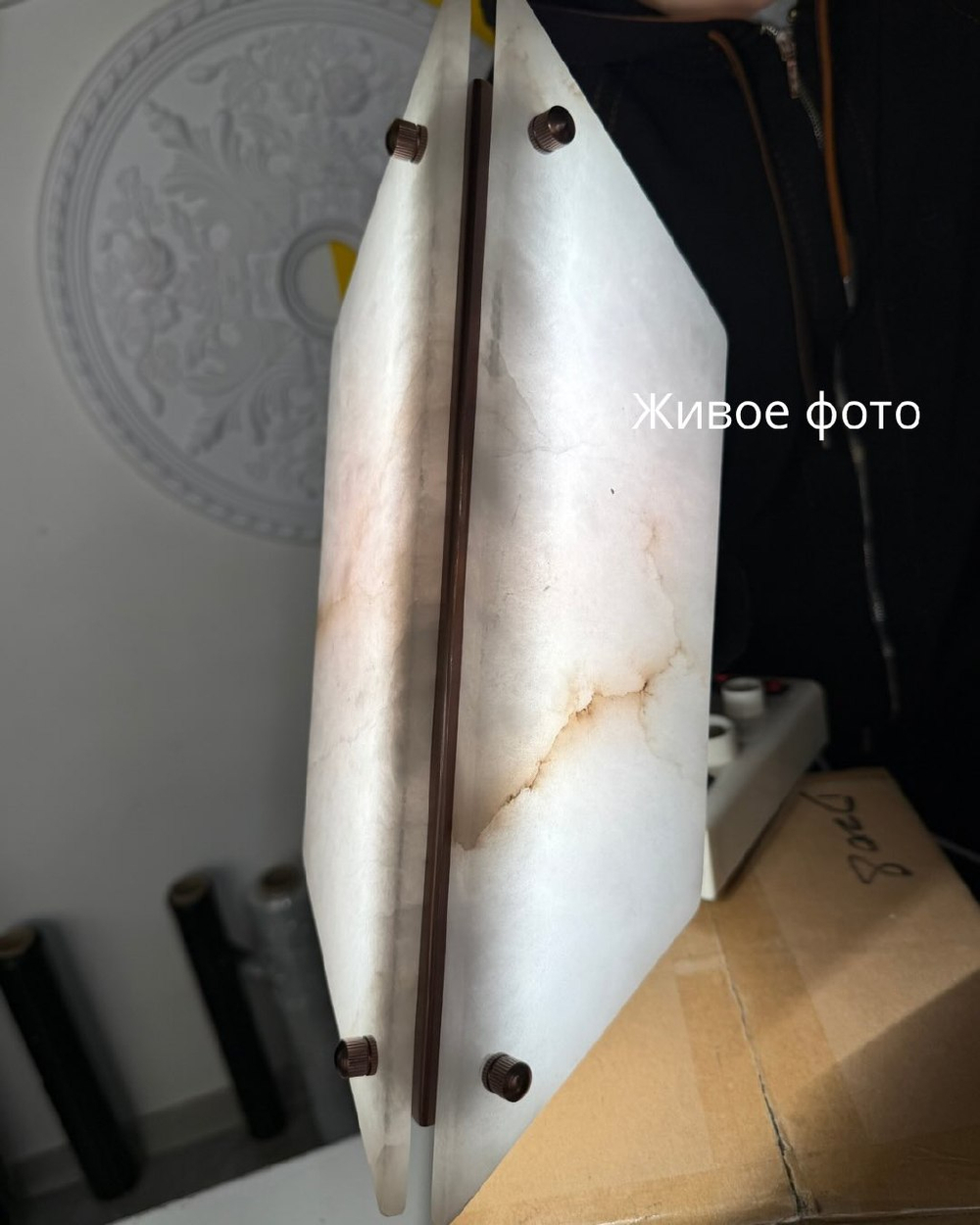 Настенное бра из натурального камня ✨