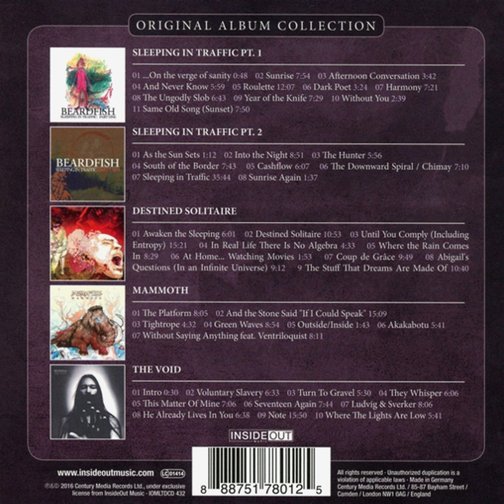 Beardfish / Original Album Collection (5CD)