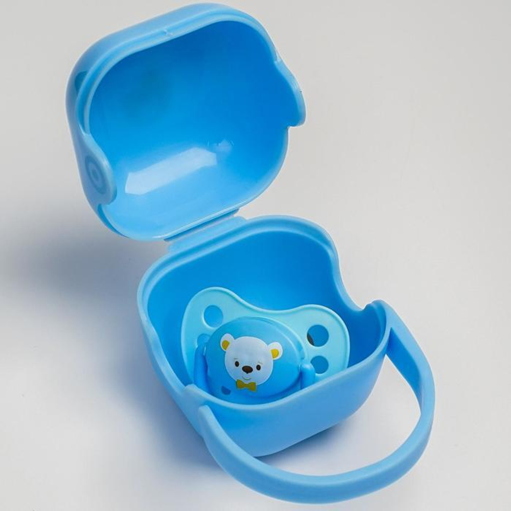 5299758 Контейнер для сосок и пустышек «Мишка принц»