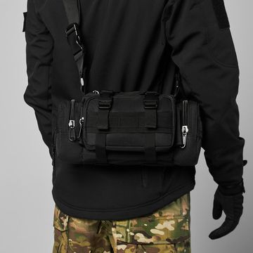 Сумка через плечо "TAC-LITE" black