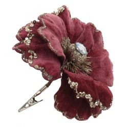 GAEM Цветок искусственный "Магнолия" (на клипсе), L14 W14 H11,5 см