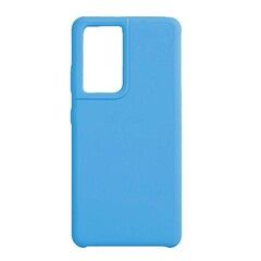 Силиконовый чехол Silicone Cover для Samsung Galaxy S21 Ultra (Синий)