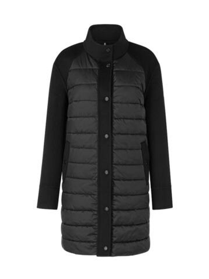 Marc Cain Пальто из шерсти со стеганой вставкой