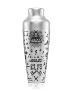 Шейкер Lumian Chrono Alchemy, 550 мл, серебро с гравировкой