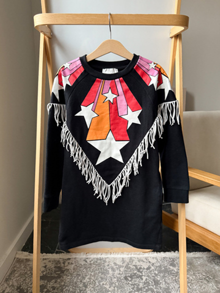 Хлопковое платье-толстовка Stella McCartney, 128