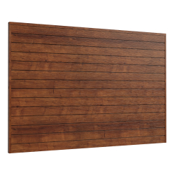 Модуль ограждения AQUASYSTEM Американский орех фактурный