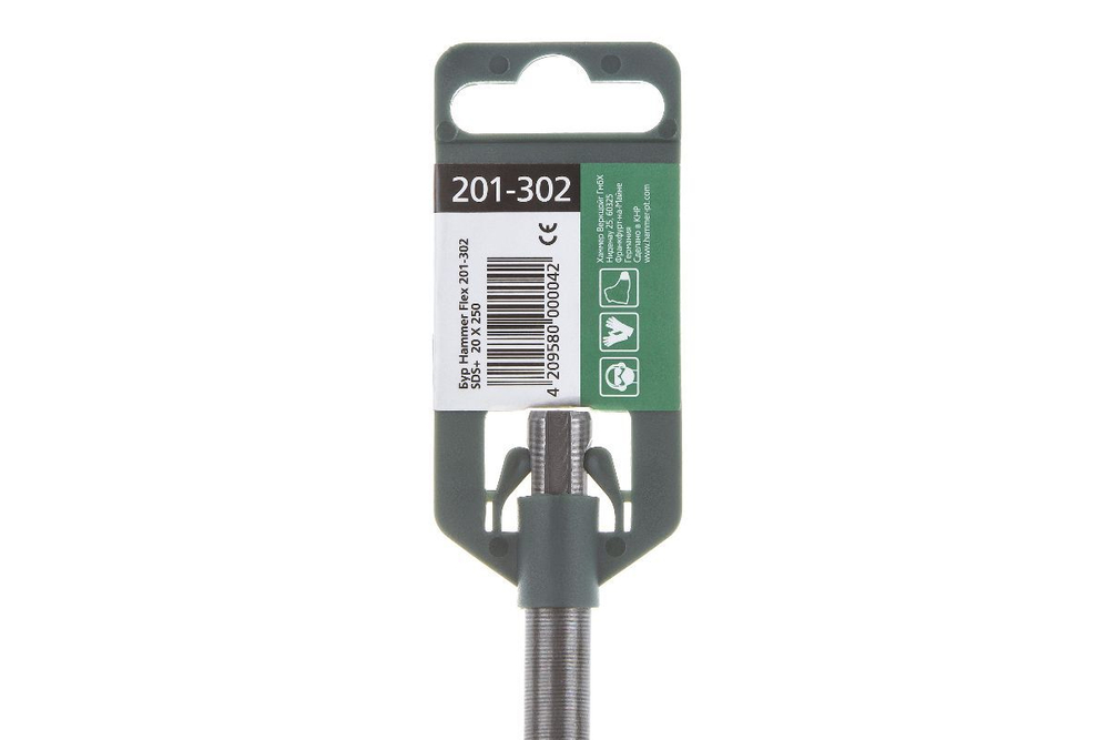 Зубило Hammer Flex 201-302 DR CH  SDS+  плоское 20*250mm