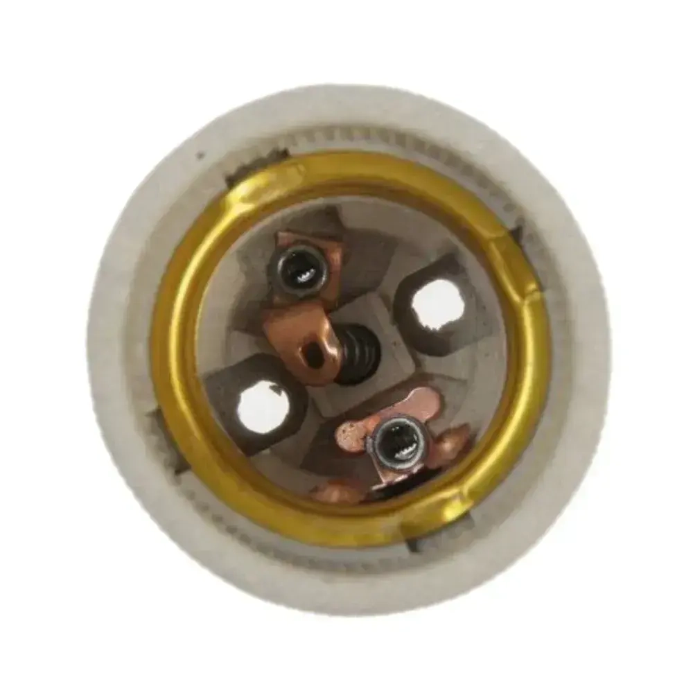 Патрон для лампы E27 керамический подвесной 10 штук Д-002