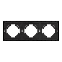 Рамка пластиковая FRM-TENDO-PL-3-GR (Arlight, Графитовый) 053845