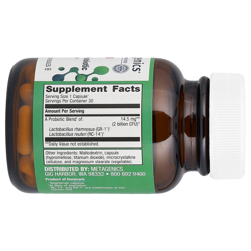 Metagenics, UltraFlora®, пробиотик для женщин, здоровье влагалища, 30 капсул