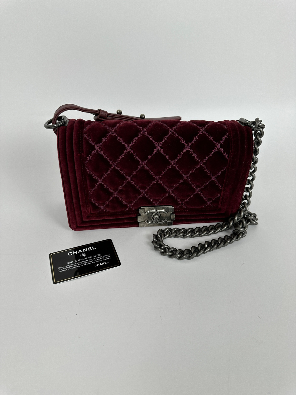 Сумка Chanel Boy Velvet