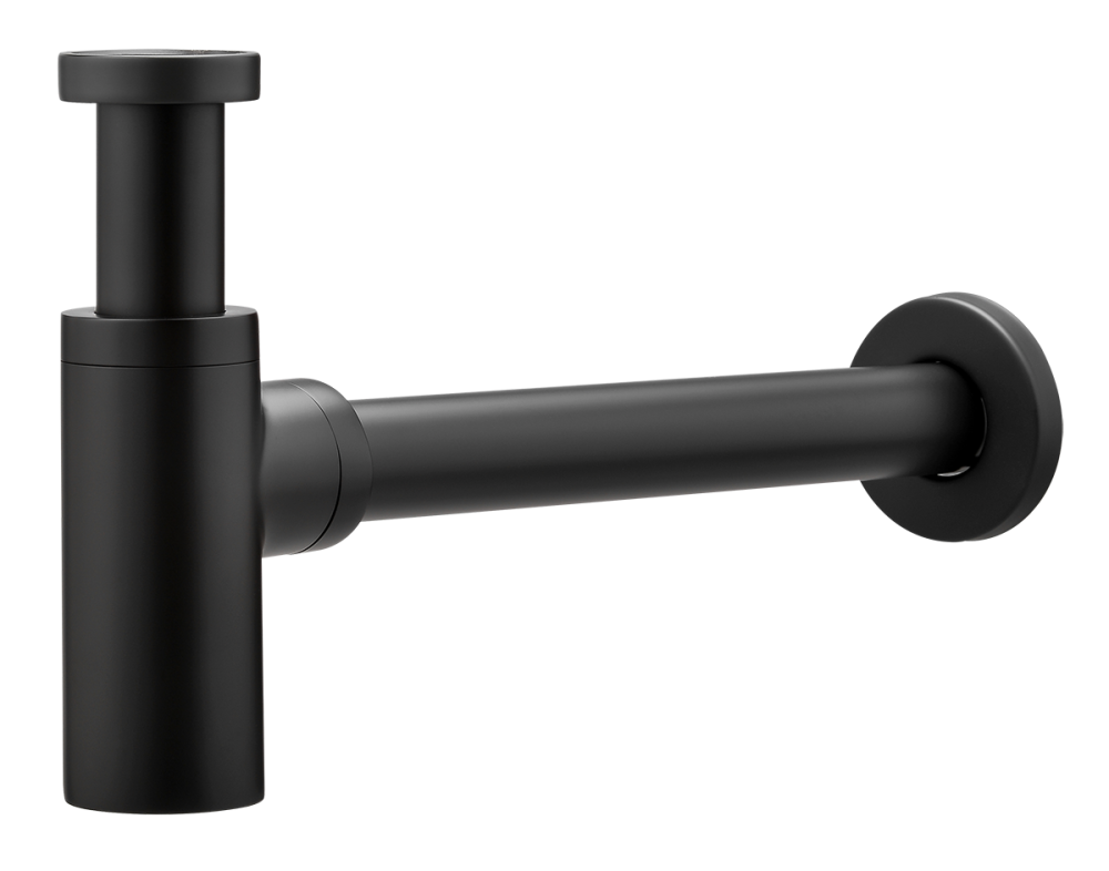 Сифон МЕТАЛЛ. (ЧЕРНЫЙ) GANZER (20/1шт)