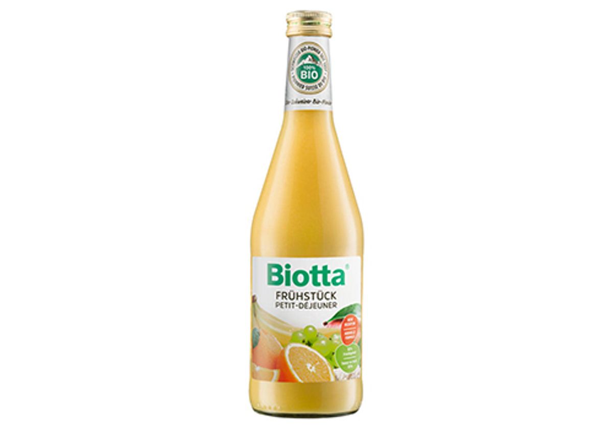 Мультифруктовый сокосодержащий напиток для завтрака Biotta, 500мл