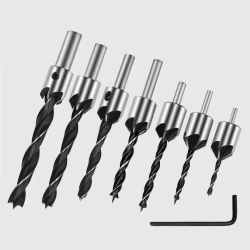 Сверла с зенкером по дереву Набор 7 шт. (3мм, 4мм, 5мм, 6мм, 7мм, 8мм, 10мм)