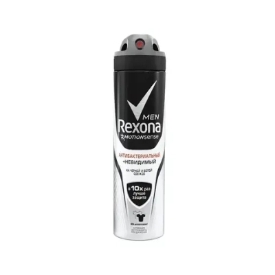 Дезодорант - аэрозоль мужской REXONA Невидимый на черном и белом 150мл