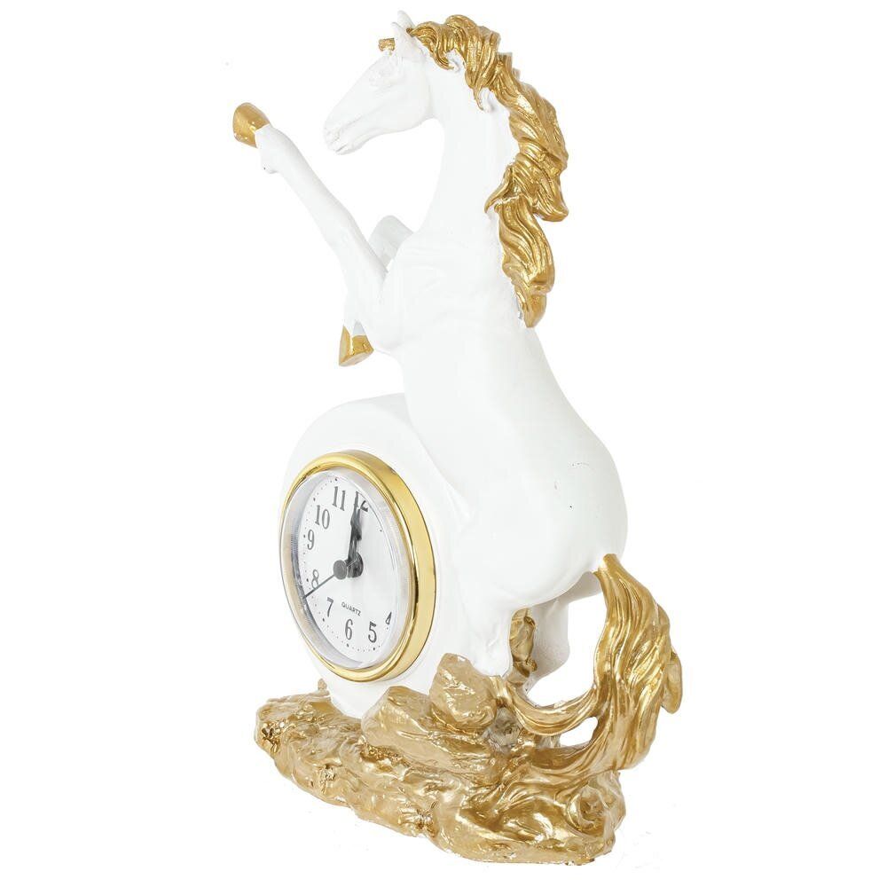 GAEM Фигурка декоративная "Лошадь" с часами (AAAx1 н/п), L16 W7,5 H23 см