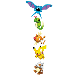 MEGA Pokemon - Poke Ball 5 шт. Набор строительных блоков 118 шт. ГХП85 / артикул   GHP85  / GTIN 887961799484