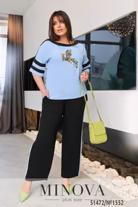 Костюм 1552-голубой Minova