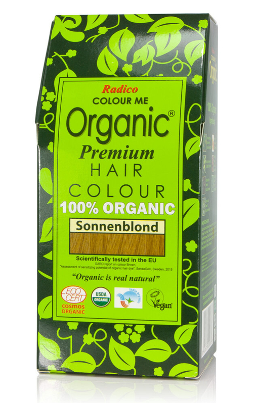 Растительная краска для волос Radico, оттенок «солнечный блонд», 100 гр
