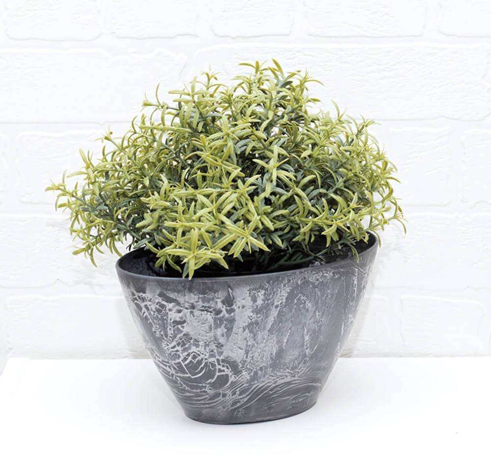 Кашпо МИКРИТ овальное 1,4 л 21*13,5*11 см М3108