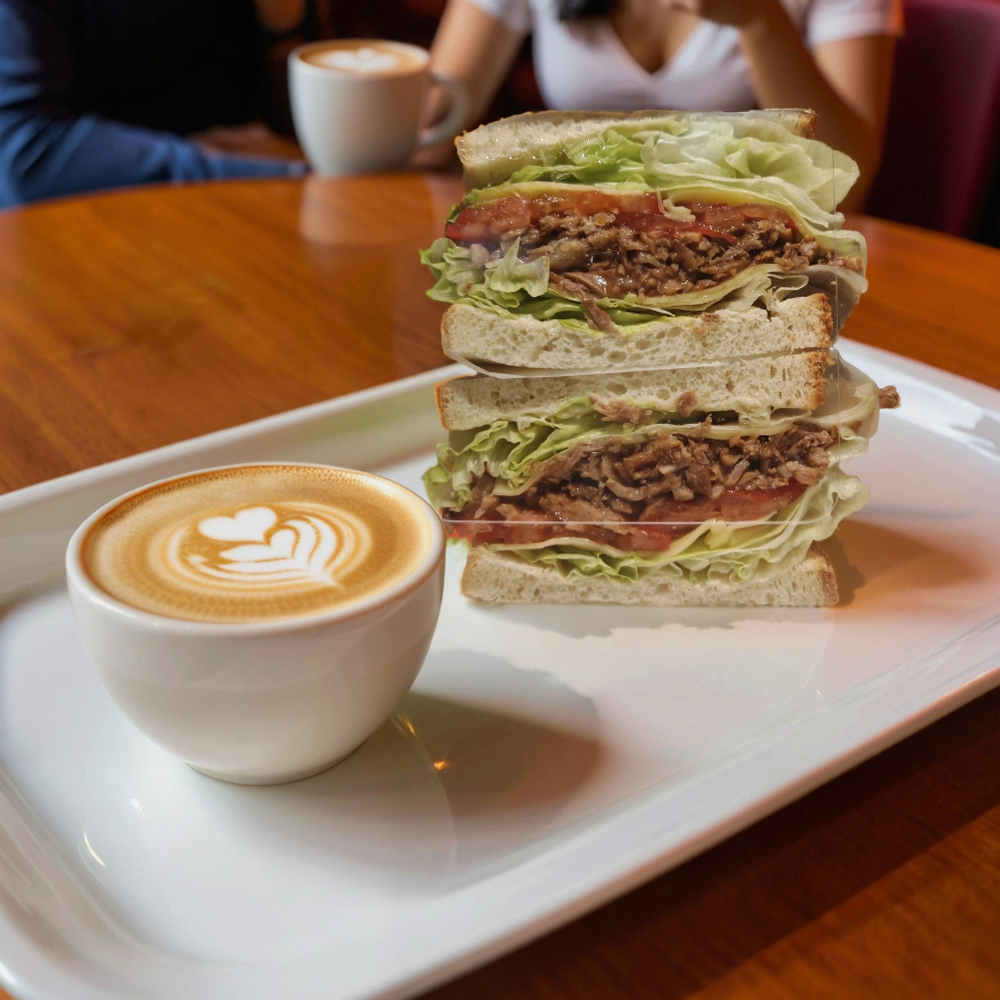 Сэндвич со свининой по-корейски