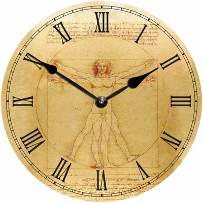 Настенные часы Идеал деревянные из МДФ mdclr057-d300, 30 см, Декор для дома, подарок