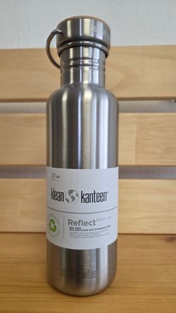 Бутылка Klean Kanteen Reflect 27oz (800 мл) Brushed Stainless (маленькая вмятина)