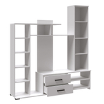 Стенка для гостиной Микон Сидней-1, белая, с шкафом