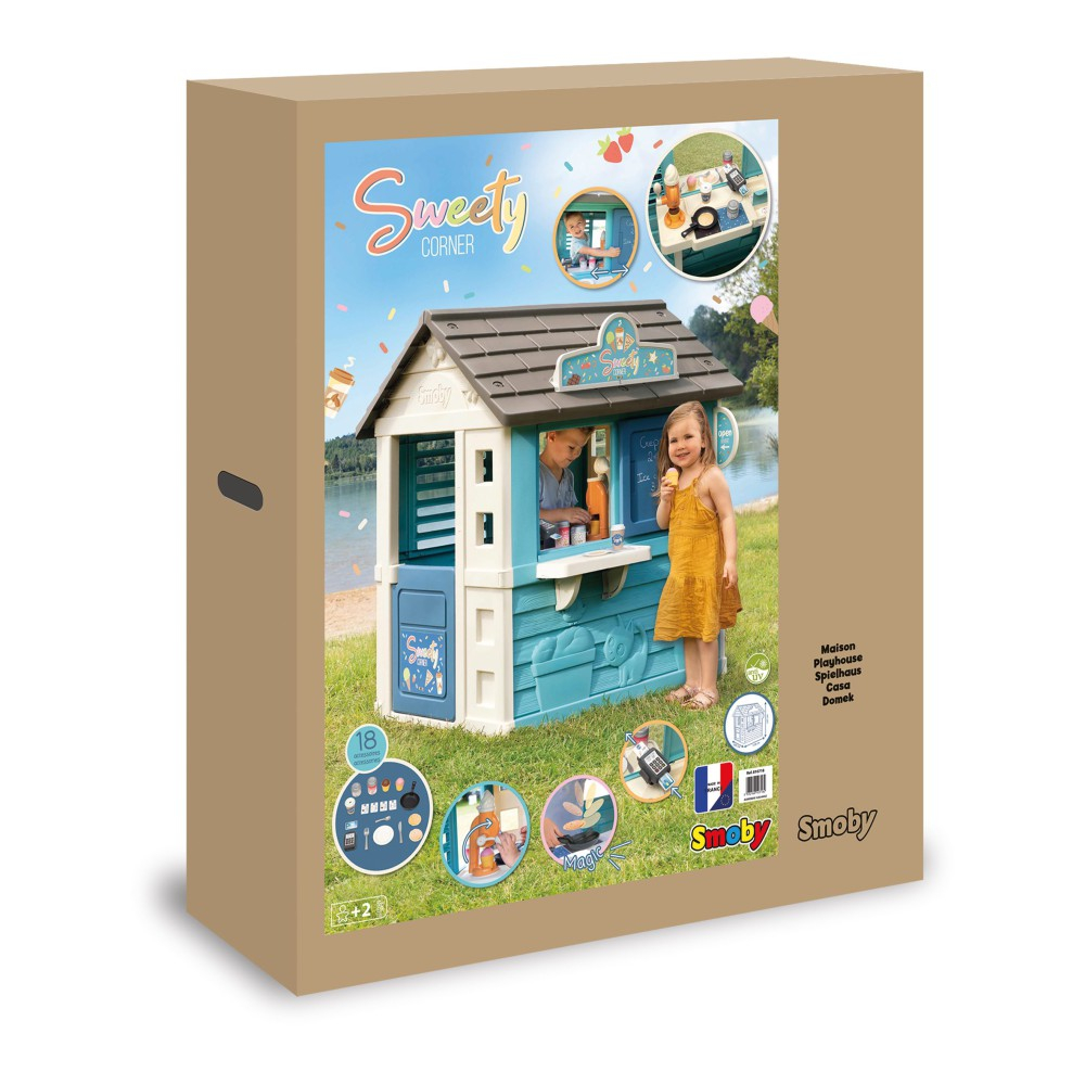 Игровой садовый домик-мороженое Smoby 810718 с UV-защитой 810718 — фото 4
