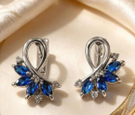 Ювелирные серьги из серебра 925 пробы