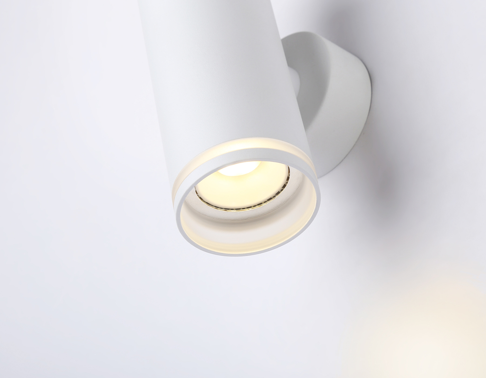 Настенный светильник со сменной лампой GU10 и акрилом FW2488/2 WH белый GU10/2 max 12W 170*55*95